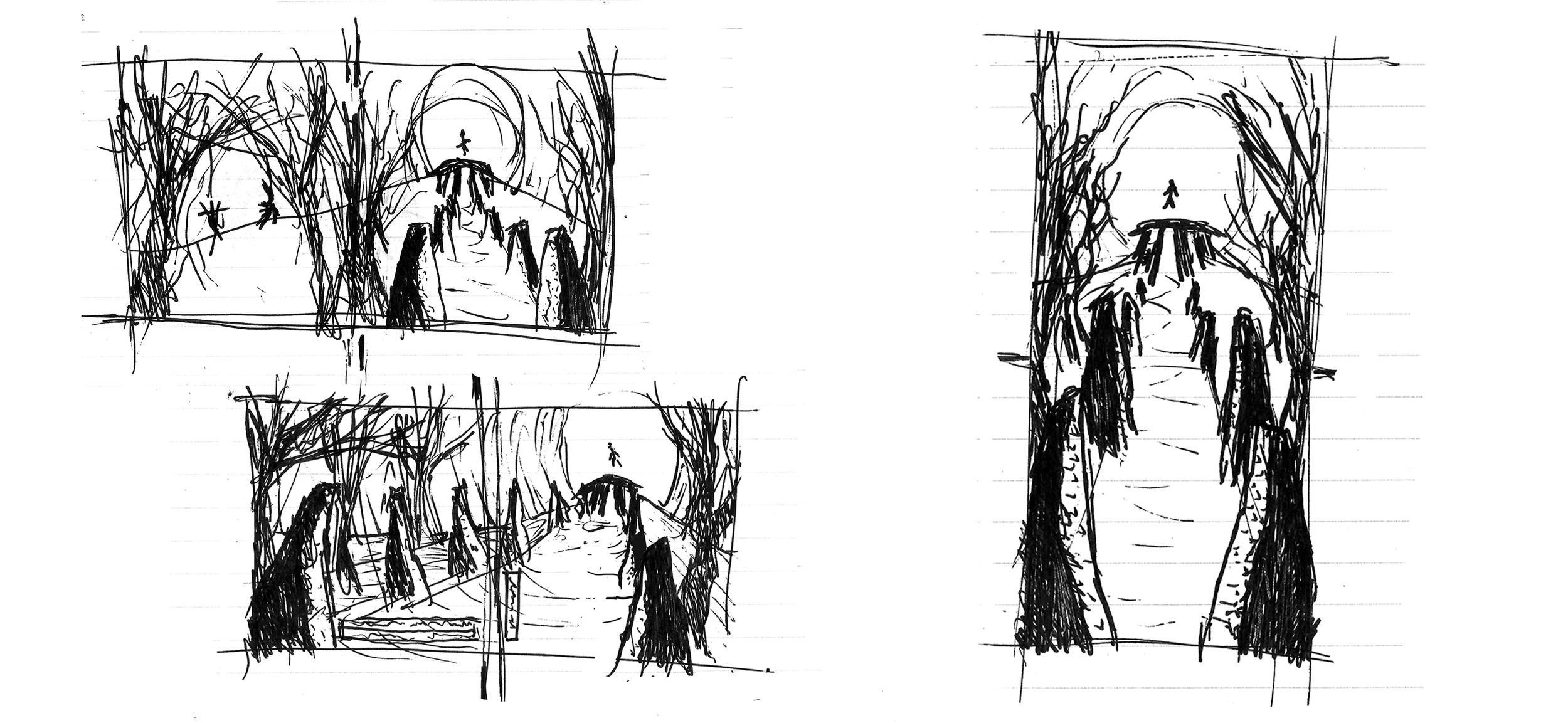 Initial sketches