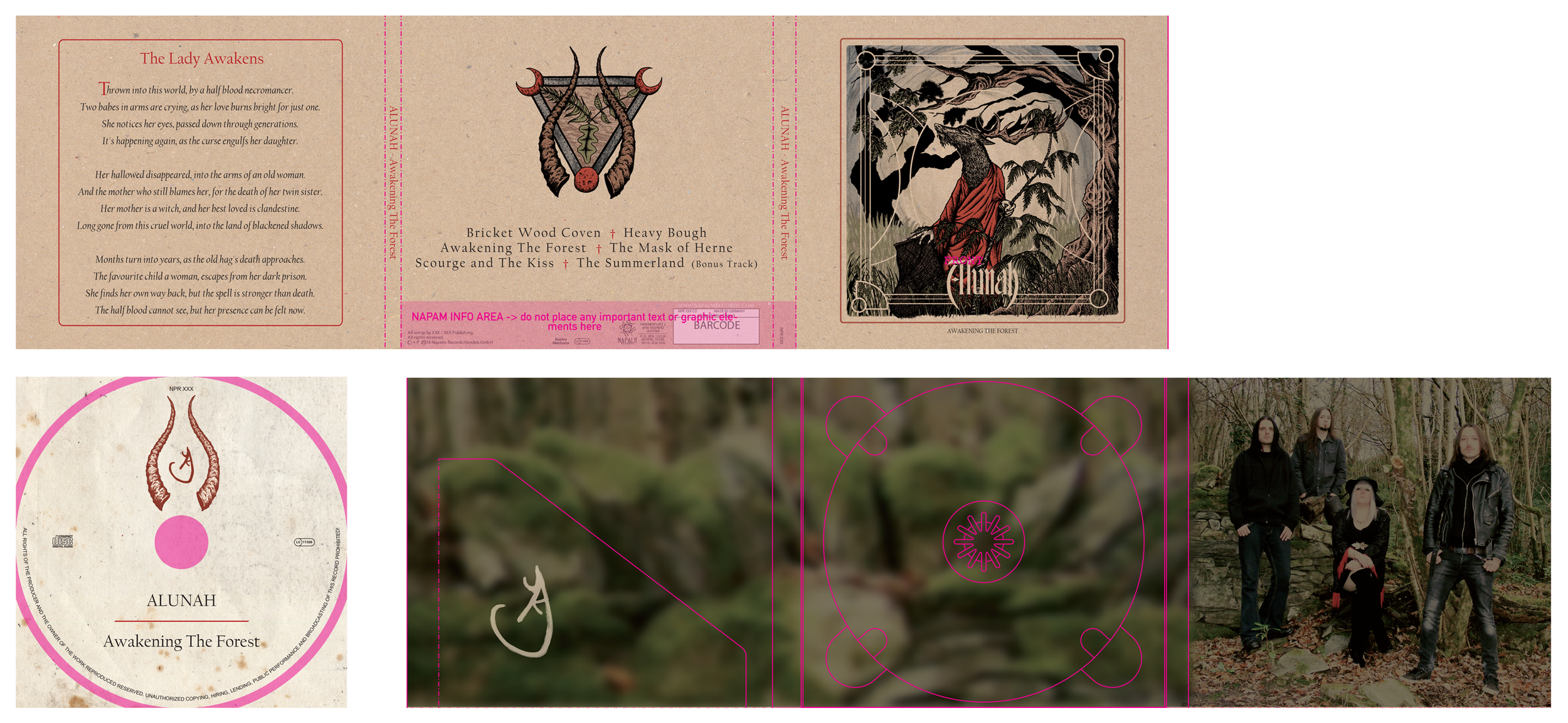 6 Panel Digipack CD and On-body artwork