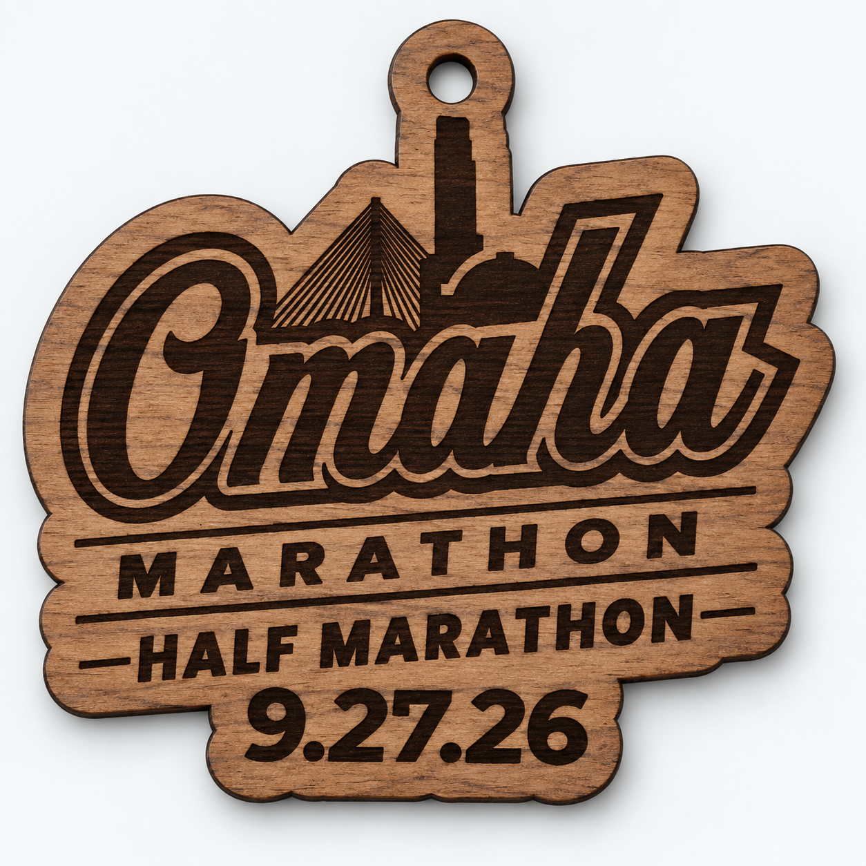 Walnut Half Marathon Ornament