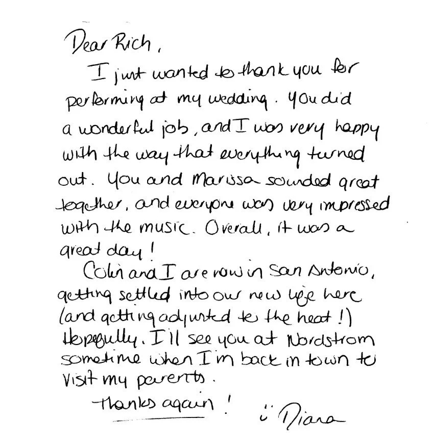 Nice Words from Diana