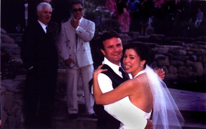 First Dance with Proud Father Looking On