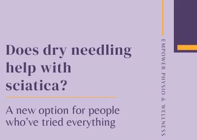 Does dry needling help with sciatica?