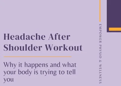 Headache After Shoulder Workout: Why It Happens and What Your Body Is Trying to Tell You