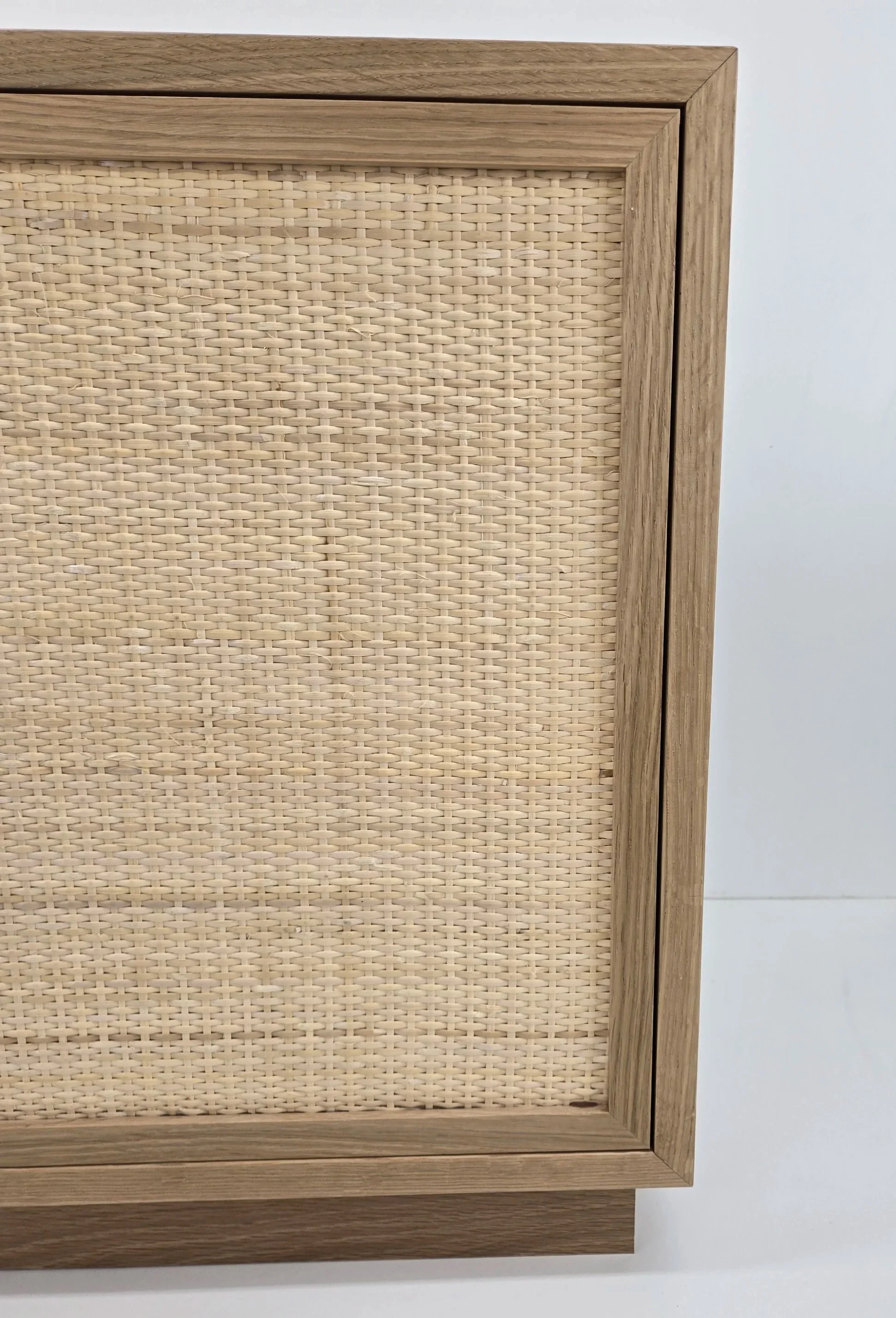 Slim Shaker & Rotin Tissage Plein - Chêne blanc