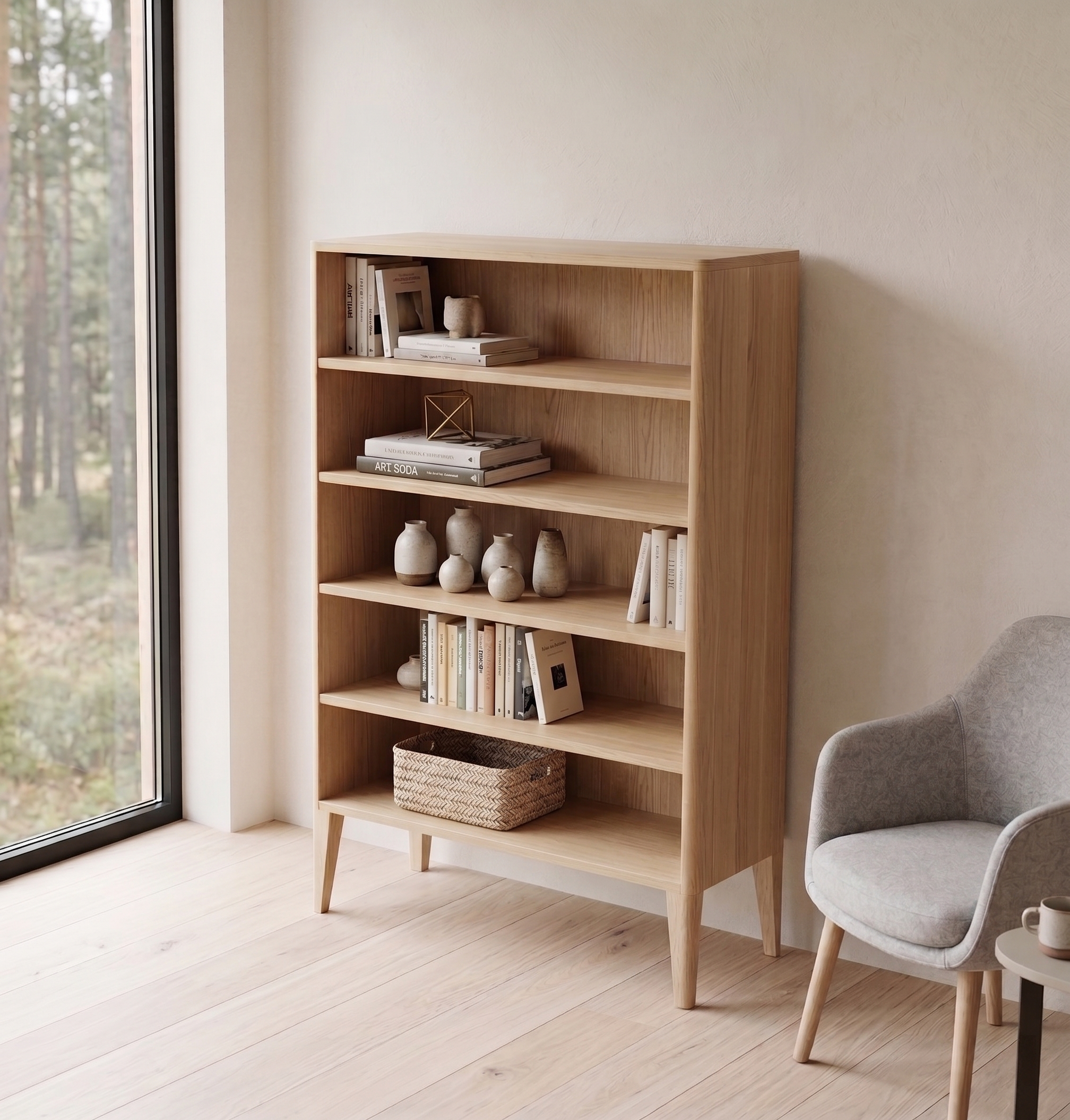 Villeray Bookcase single tall.png