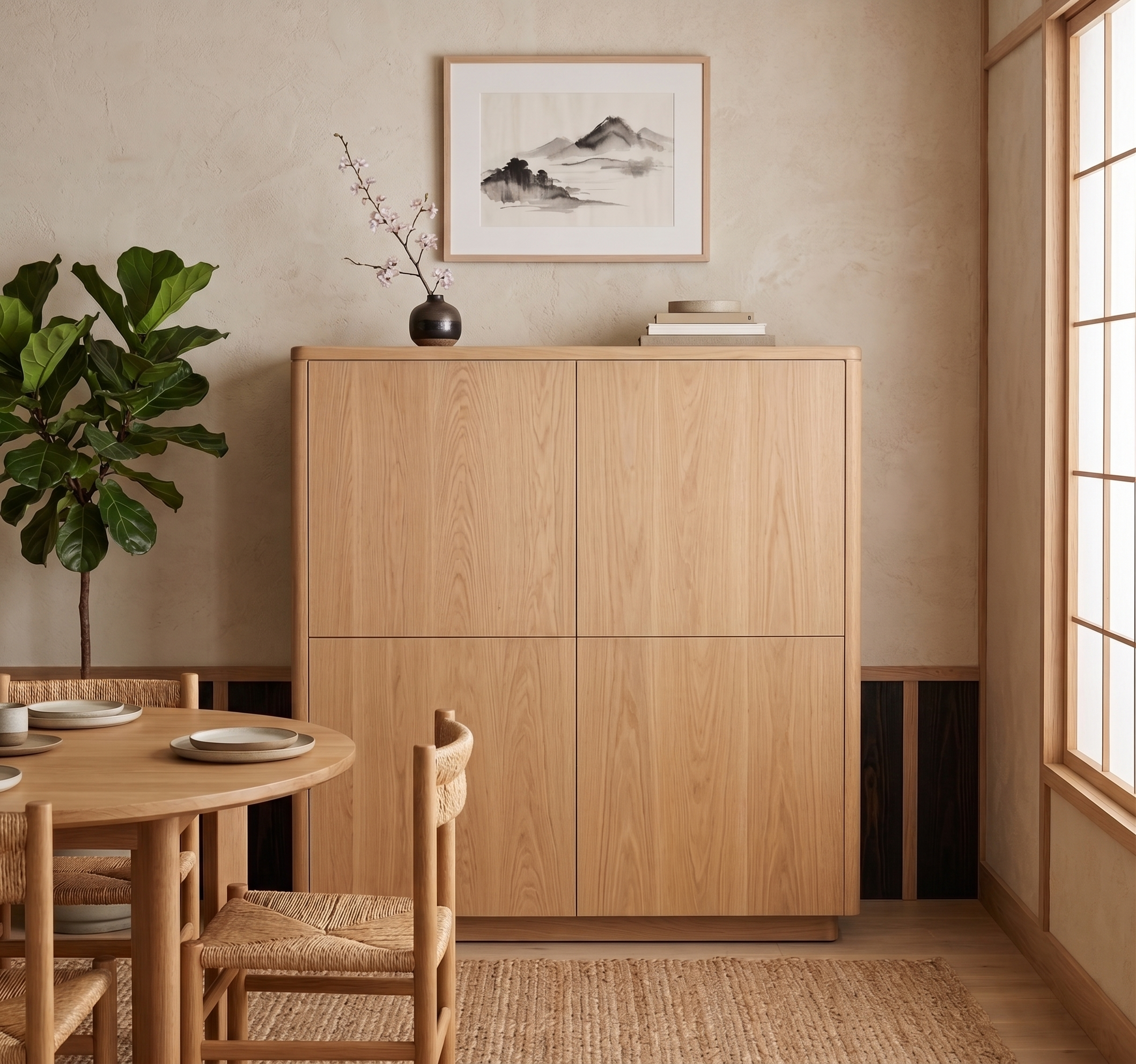 armoire Villeray 140H white oak.png