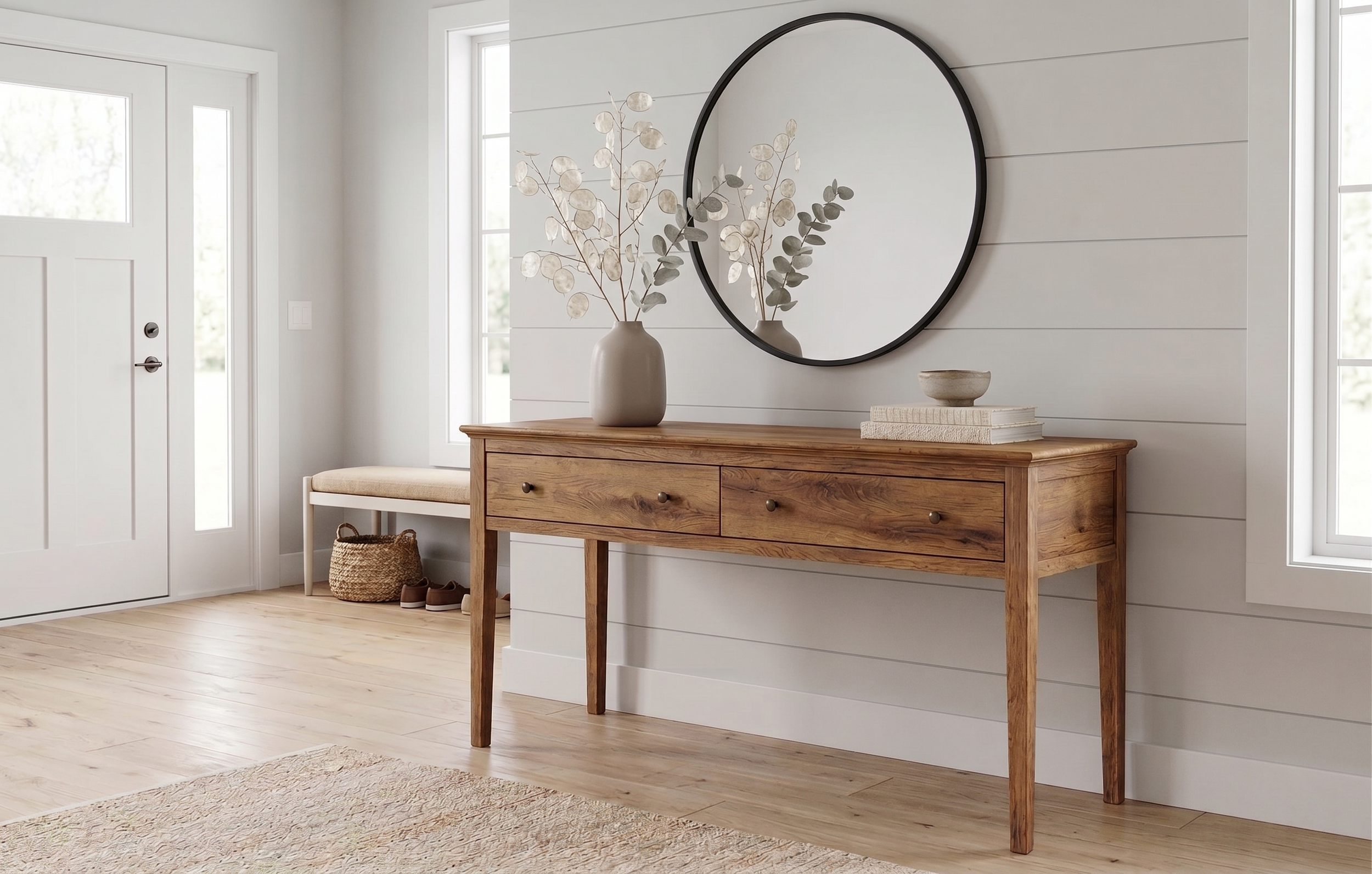 Senneville 2 console with 2 drawer console.png