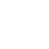 Magnifying glass icon on a black background
