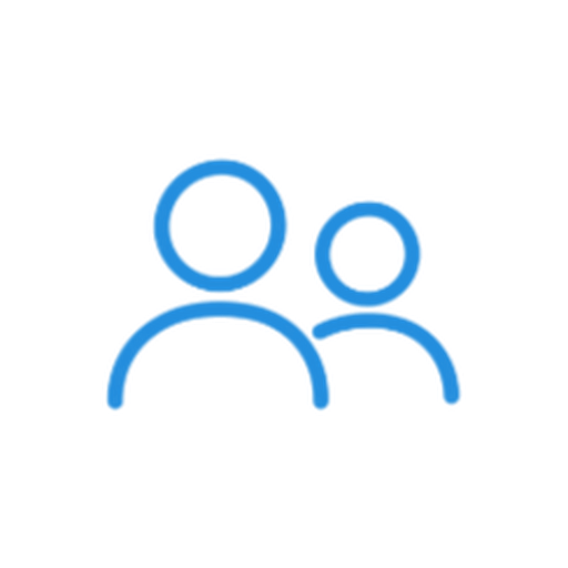 Two-person team icon representing the internal champion and administrators working with TPZ