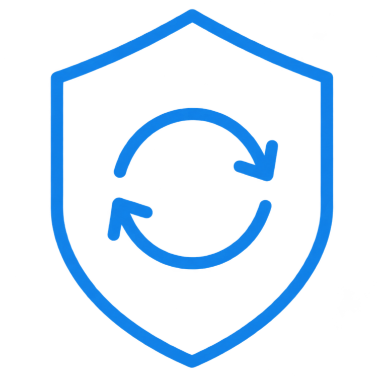 Verification of security outcomes with rollback and recovery support