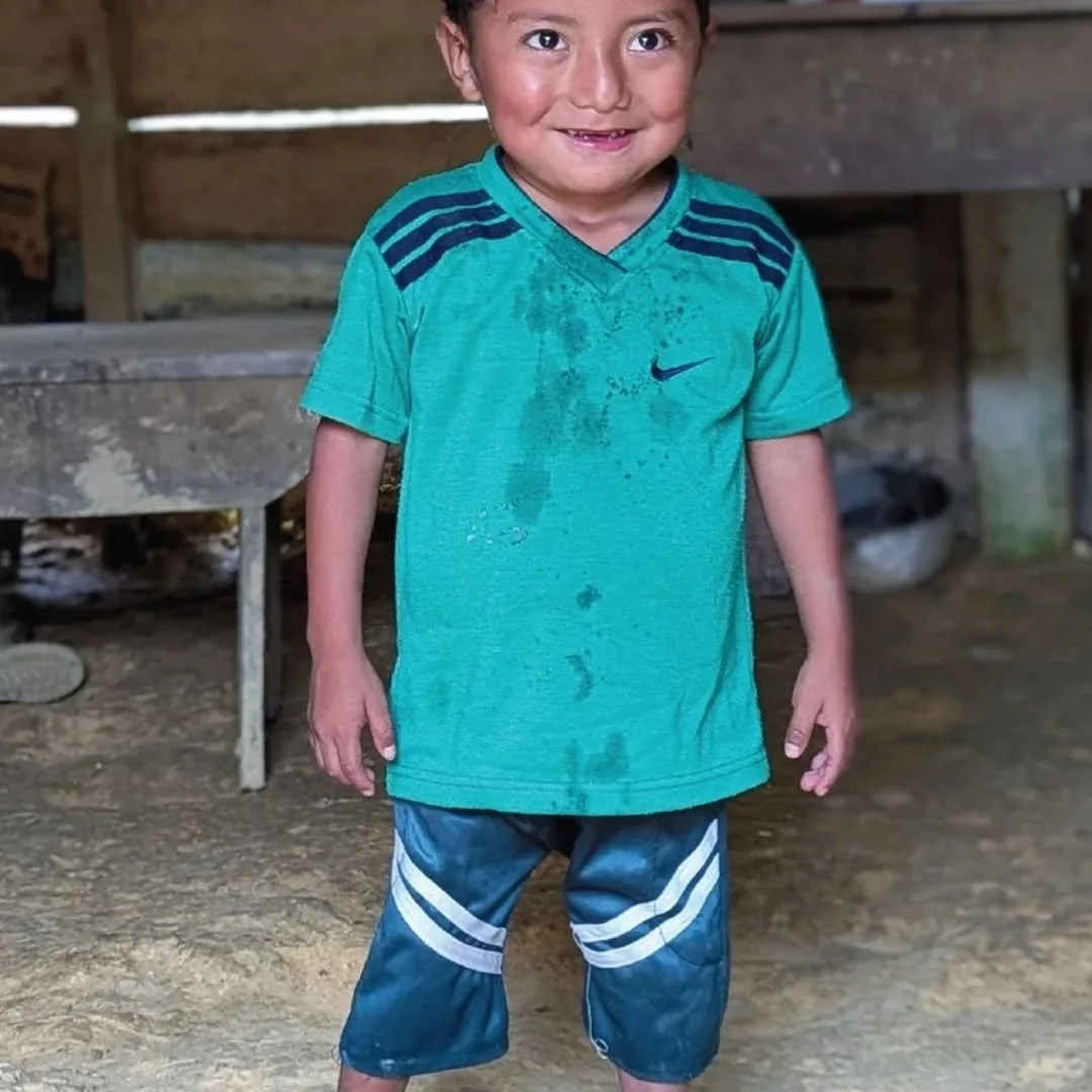 Angel was admitted to the milk programme when his mother Karla was only 14 years old.  He was not only severely underweight, but suffered from scabies. At six months he moved to the Incaparina programme, and also received clinical attention for his i