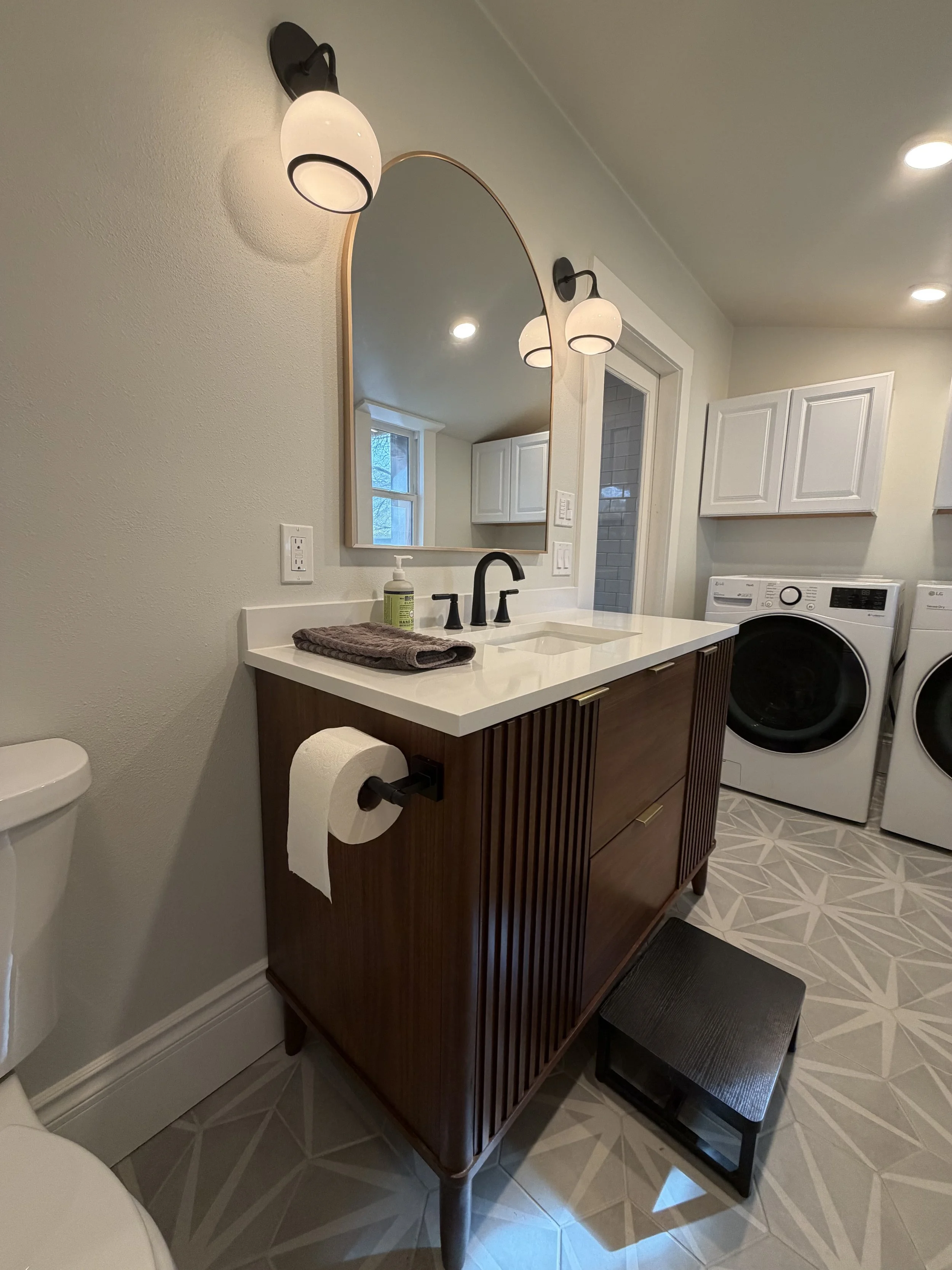 Alex and Amy Laundry/Bathroom remodel