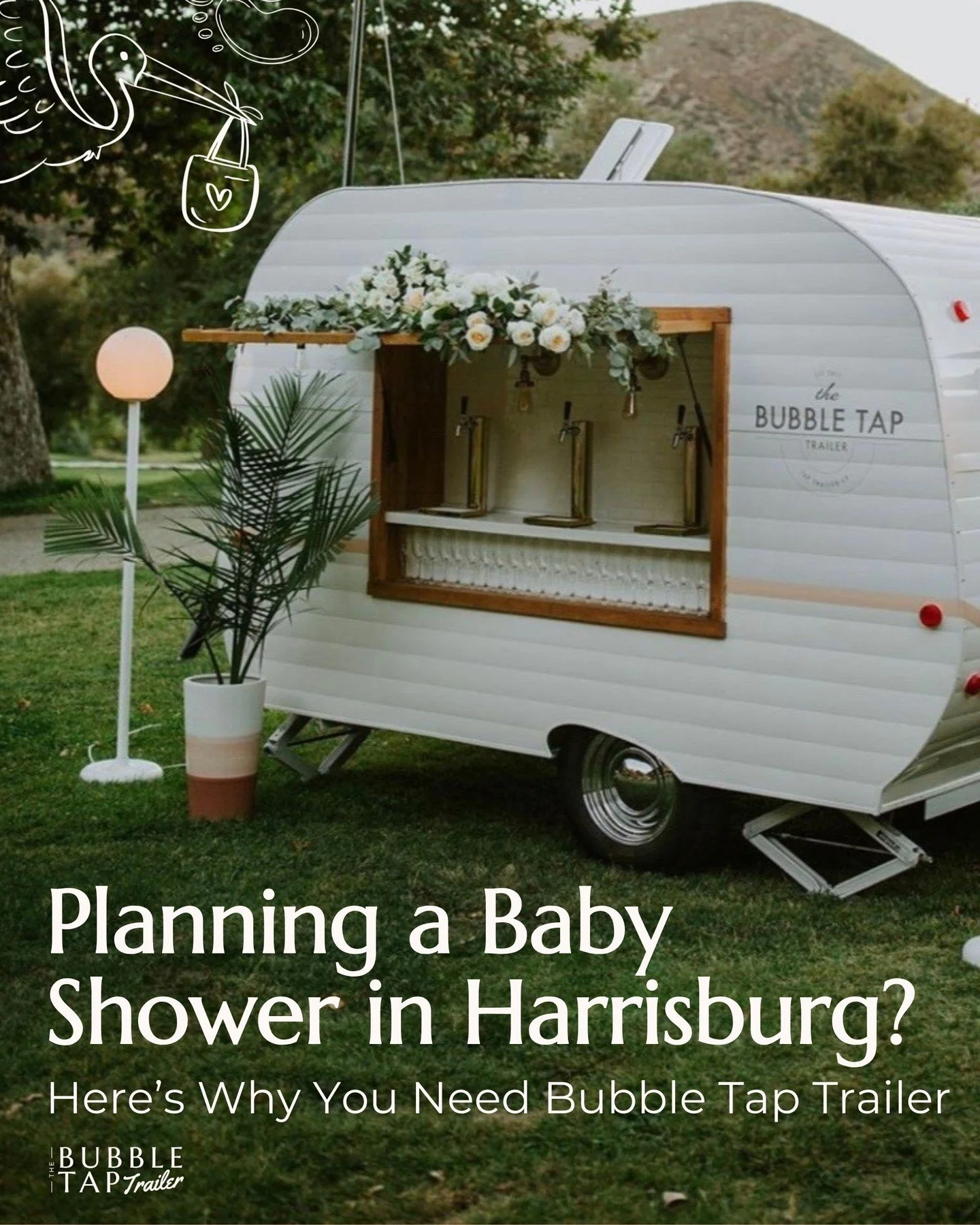 Baby showers, but make them extra special! 🍼🥂

Whether you&rsquo;re celebrating a mom-to-be, hosting a co-ed shower, or planning a &ldquo;sip &amp; see,&rdquo; Bubble Tap Trailers adds a fun, elevated touch to your event. Our beautifully restored t