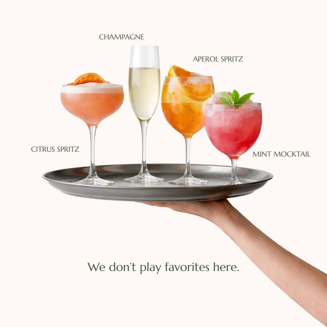 we don&rsquo;t play favorites&hellip; but your guests might 👀

champagne, spritz, or something entirely your own,
served in a way your guests won&rsquo;t forget

what will be on tap at your event? DM us to create your menu 🥂✨