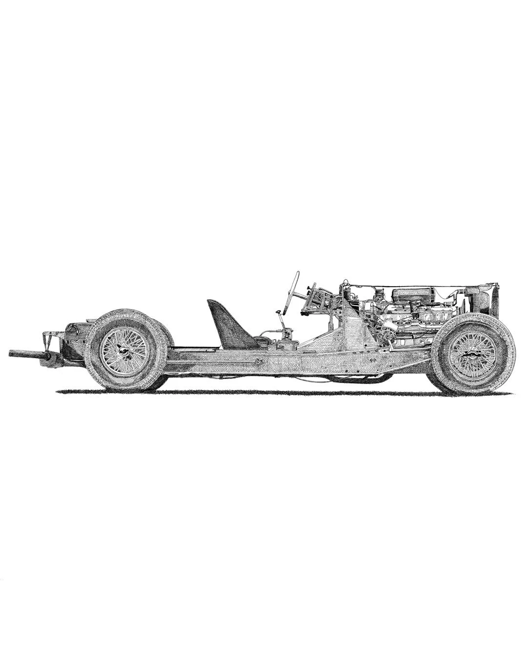 1939 Bugatti Type 64 Chassis