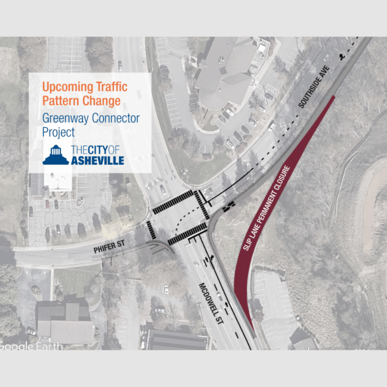 City of Asheville Announces Traffic Pattern Change for McDowell Street and Southside Avenue&nbsp;