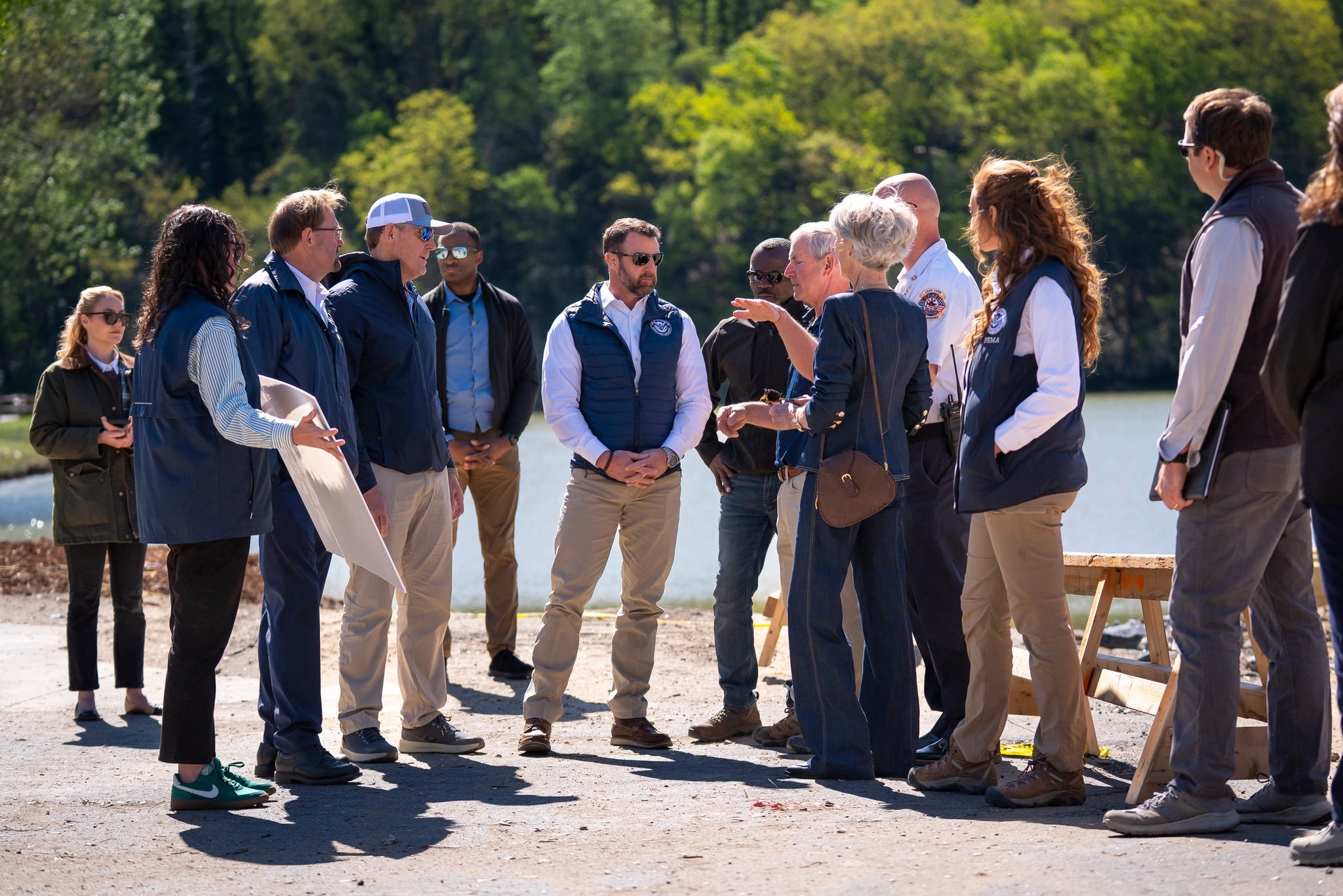 DHS Secretary Mullin Visits WNC, Highlighting Focus On Helene Recovery&nbsp;