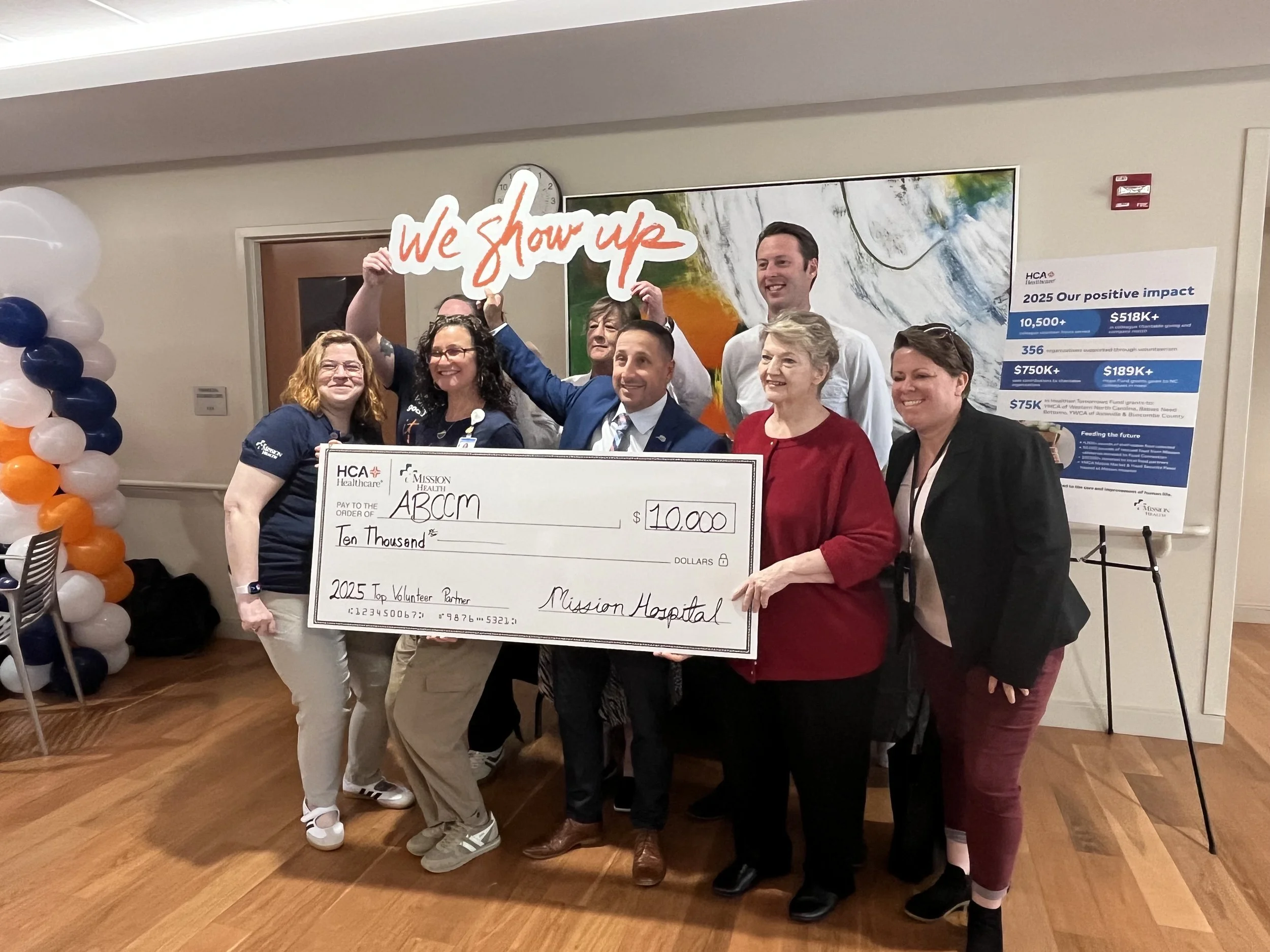 Mission Hospital Celebrates National Volunteer Month With Donation To Charity And Service Project&nbsp;