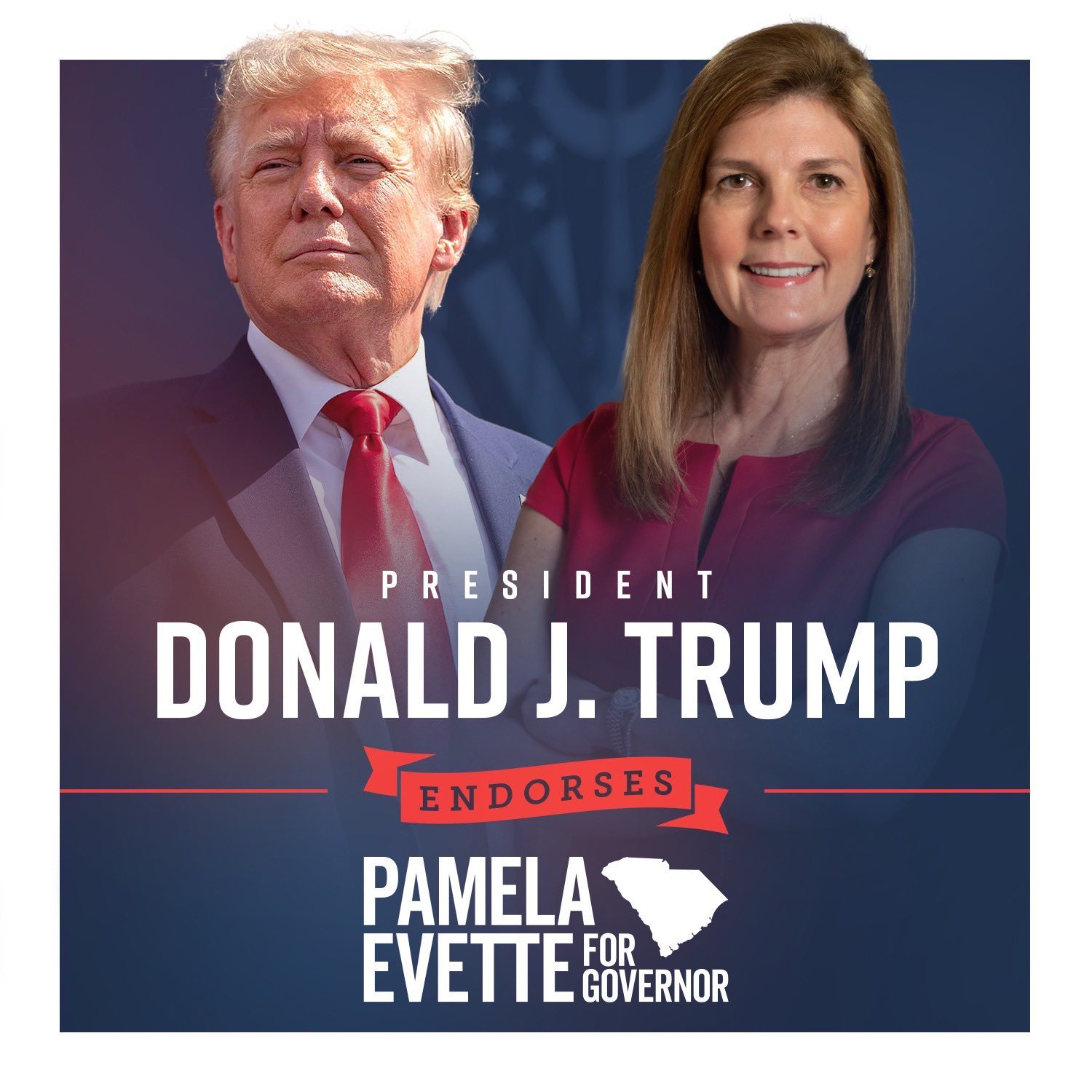 President Trump Endorses Lieutenant Governor Pam Evette’s Bid For South Carolina’s Governor&nbsp;&nbsp;