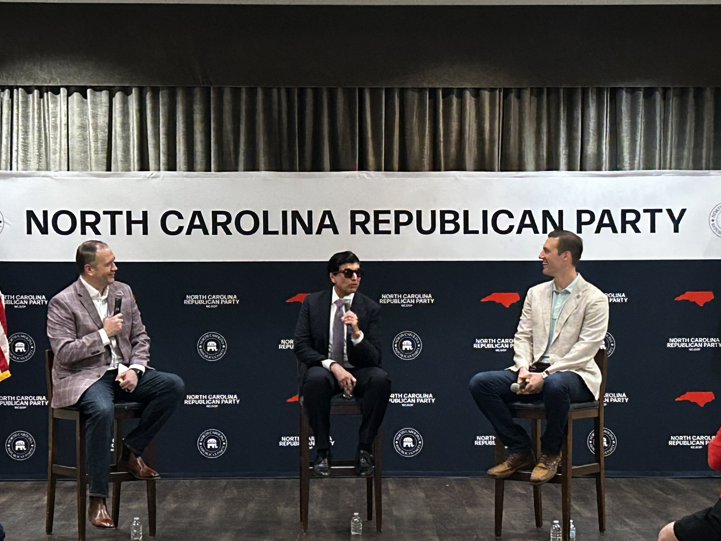 Podcast Host Comfortably Smug And Congressman Pat Harrigan Kick Off NCGOP Convention&nbsp;