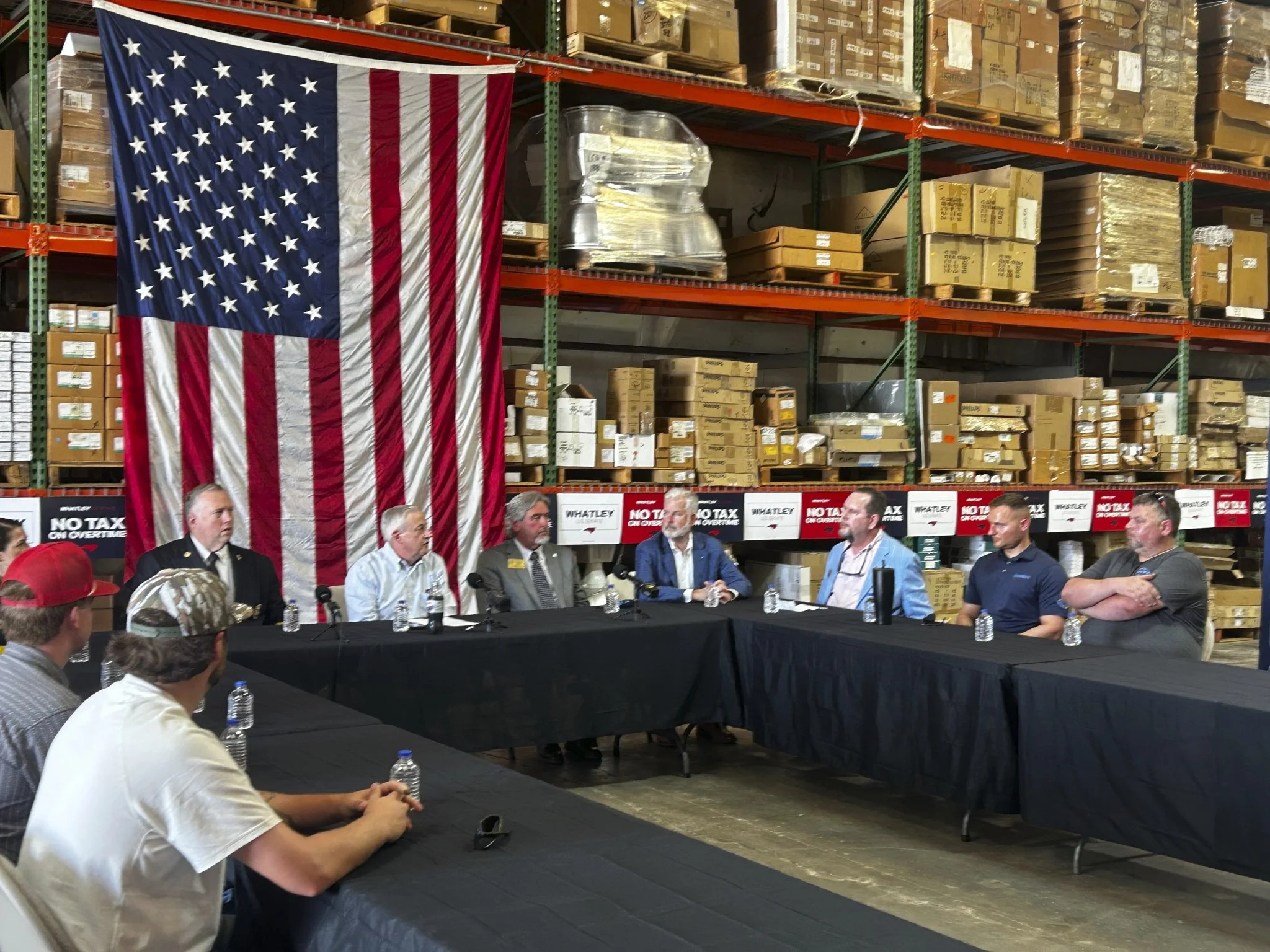 Whatley Campaigns With First Responders And Factory Workers Highlighting Benefit Of No Tax On Overtime&nbsp;