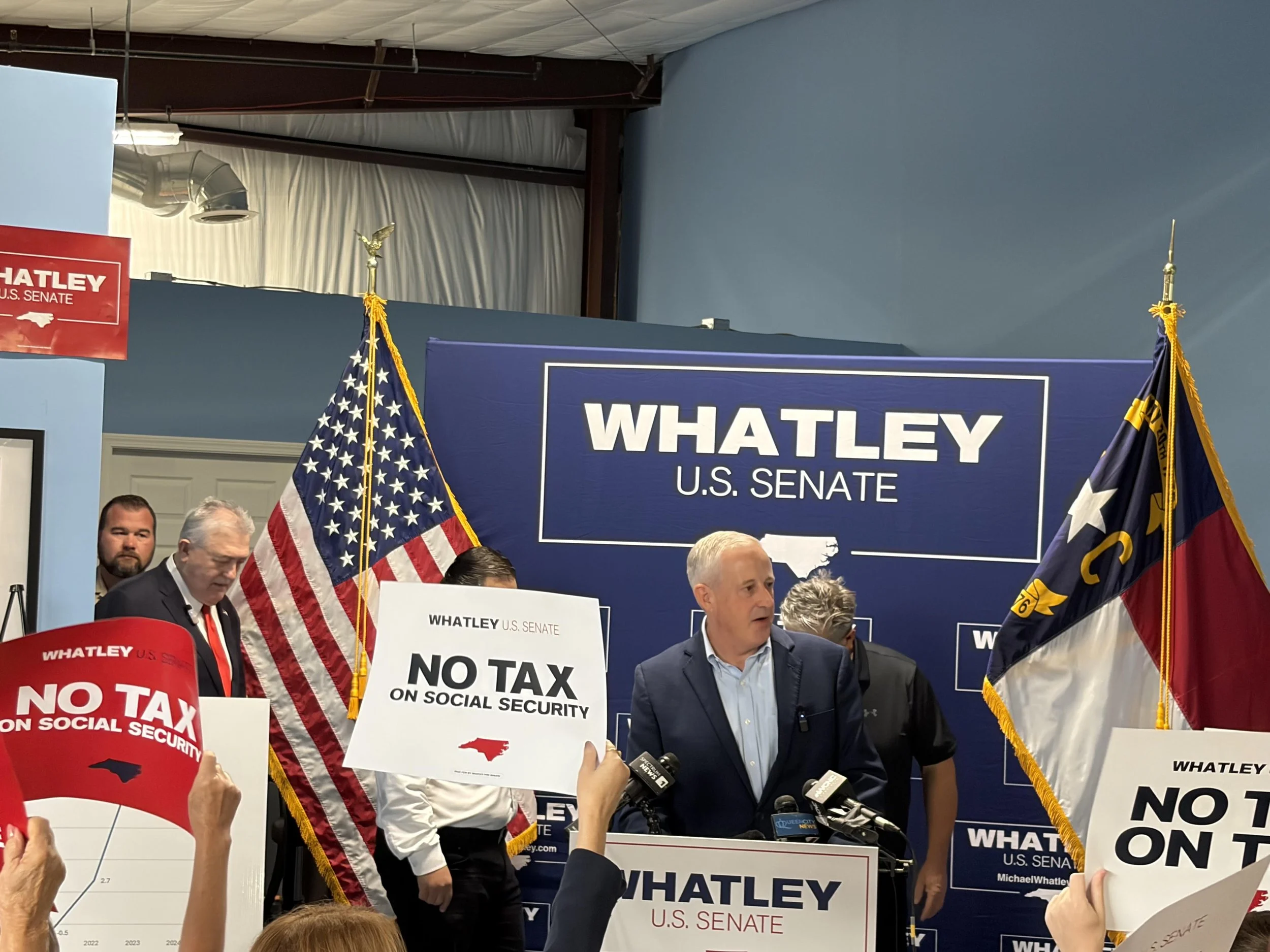 In Gaston County, Whatley Details Cooper’s Record Of Making Stuff Cost More, While Cooper Campaign Removes Reporters