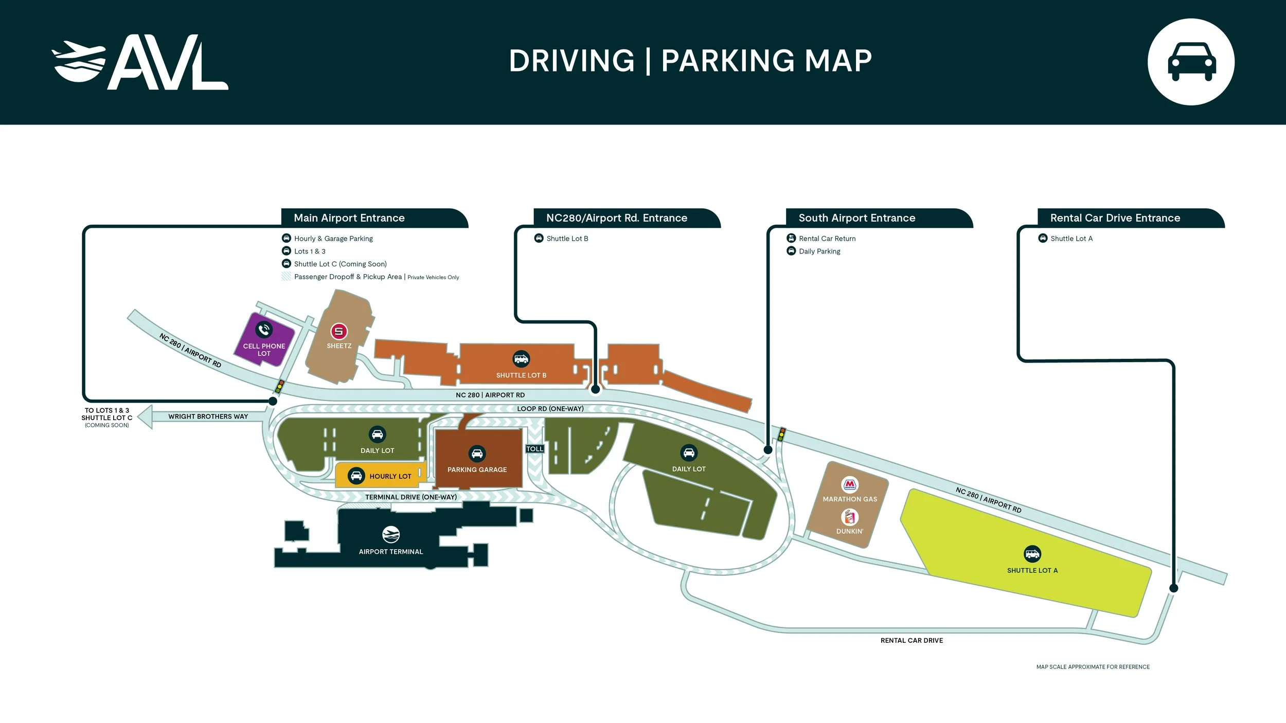 Asheville Regional Airport Announces Additional Parking Options&nbsp;