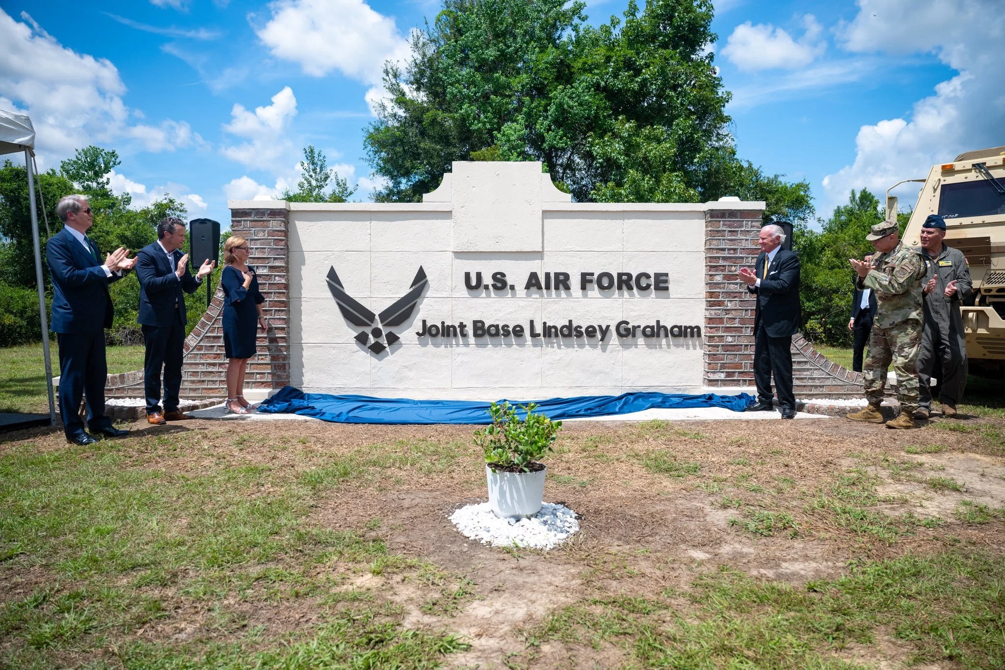 Joint Base Charleston Renamed To Honor The Late Sen. Lindsey Graham