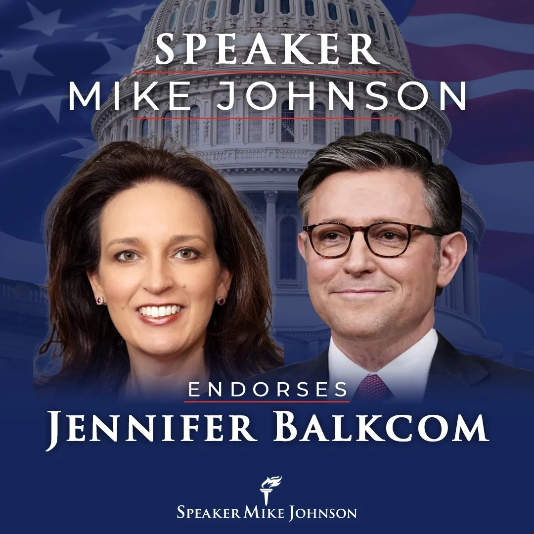 Senior House Republican Leadership, Including Speaker Mike Johnson, Officially Endorse Jennifer Balkcom