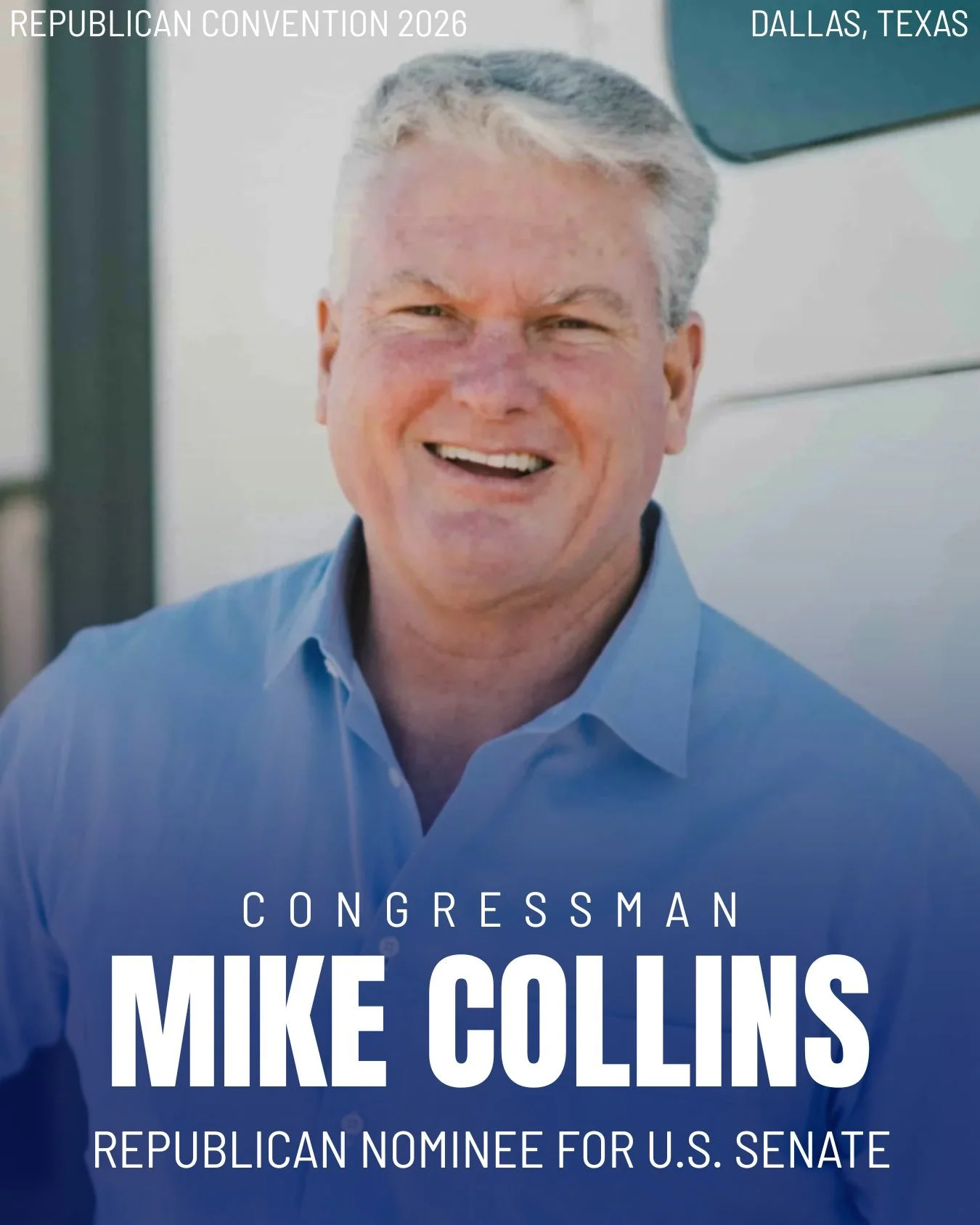 Rep. Mike Collins Addresses Republican Midterm Convention