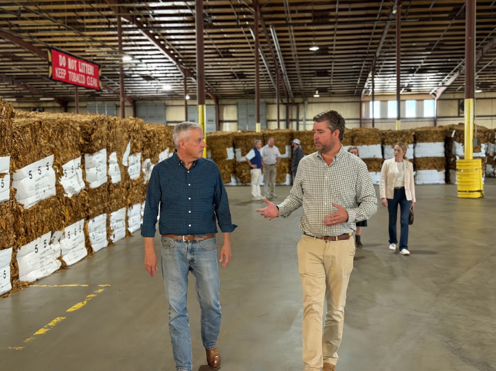 Michael Whatley Tours Tobacco Processing Facility And Holds Rally In Wilson, North Carolina&nbsp;