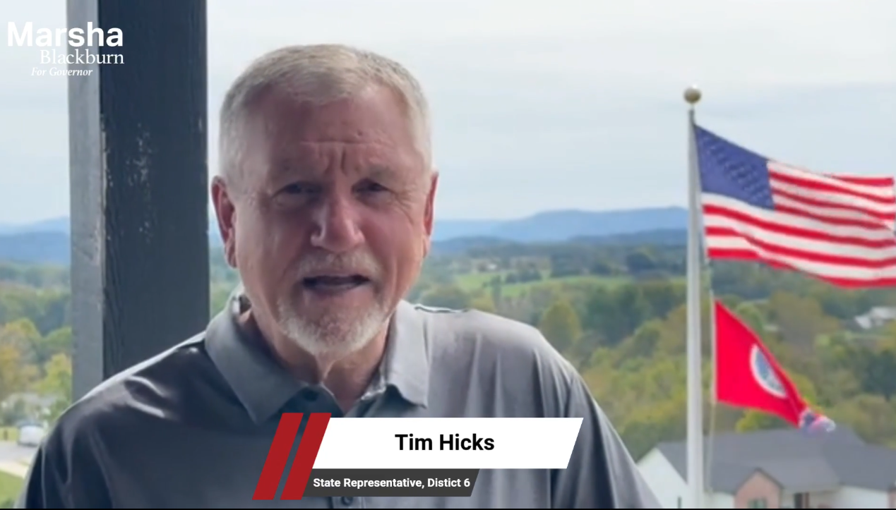 Tennessee Representative Tim Hicks Officially Endorses Marsha Blackburn For Governor