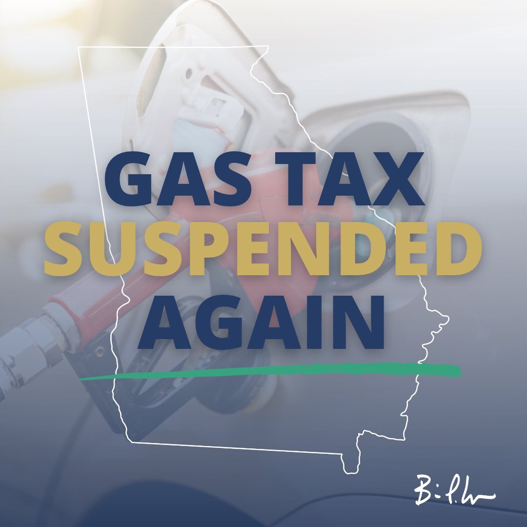 Republican Governor Brian Kemp Extends Suspension of State Gas Tax