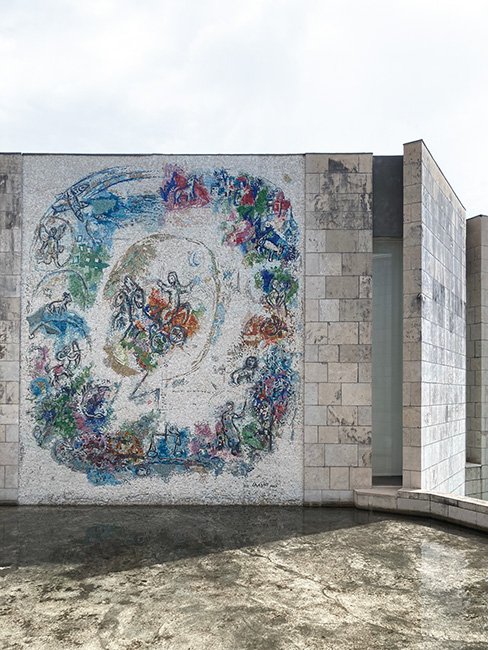 The Marc Chagall National Museum in Nice, France.