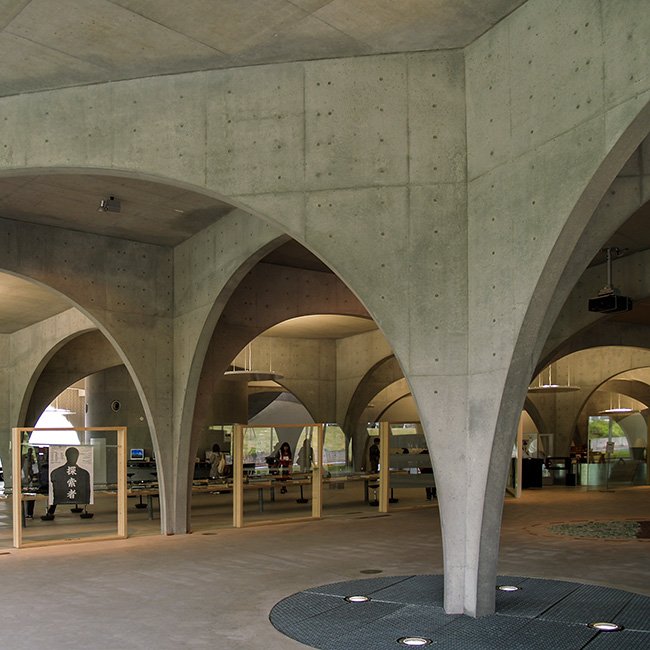 Tama Art University Library by Toyo Ito in Tokyo, Japan.