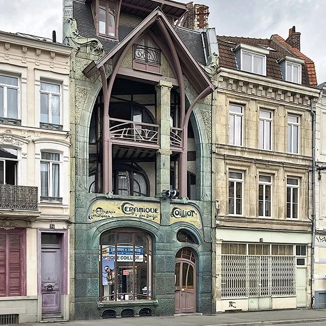 The Maison Coilliot by Hector Guimard Lille, France. (Image by: Velet)