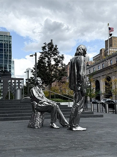 Adam & Eve by Artist Charles Ray in New York City.