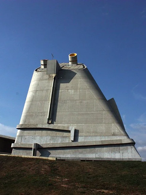 Saint Pierre by Le Corbusier in Firminy, France.