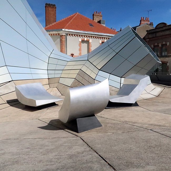 Les Tubulences Frac Centre in Orleans, France. (Image by Fred Romero)