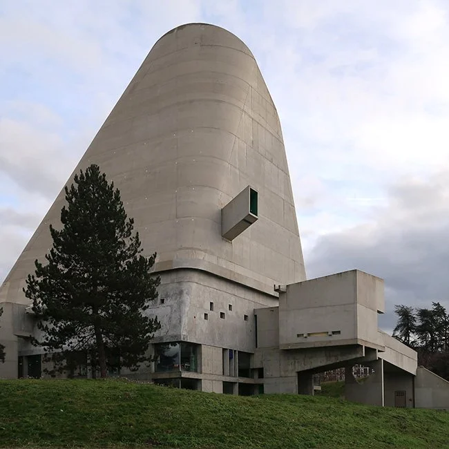 Saint-Pierre by Le Corbusier in Firminy, France. (Image by Fred Romero)