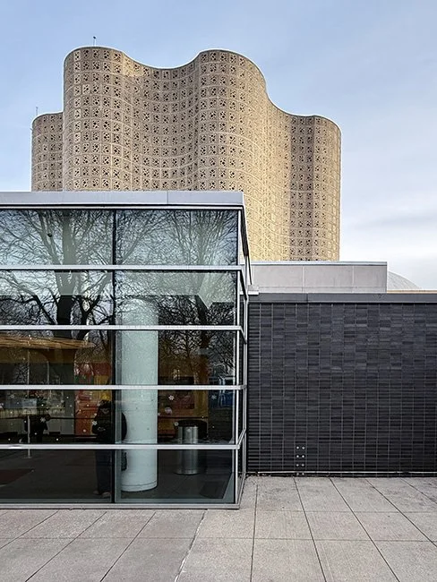 The New York Hall of Science by Wallace Harrison in New York City.