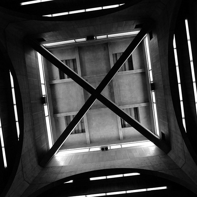 Philip Exeter Academy Library by Louis Kahn, image by Walker Carpenter