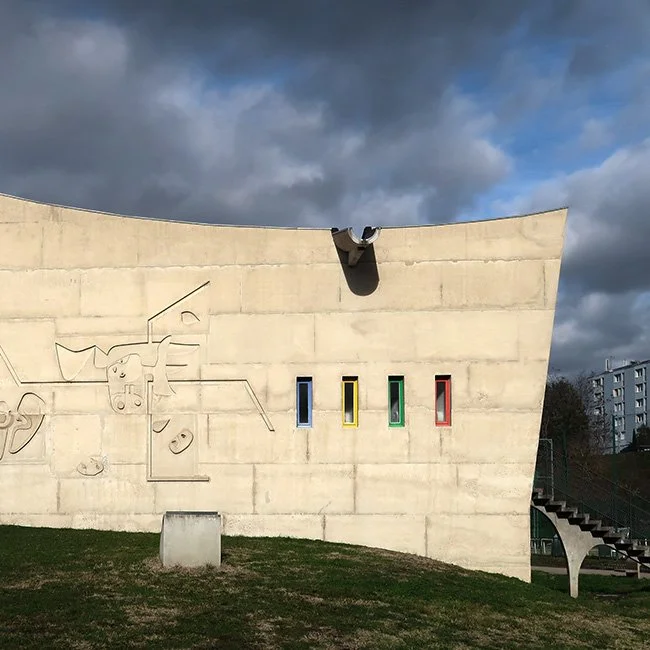 Maison de la Culture by Le Corbusier in Firminy, France. (Image by Fred Romero)
