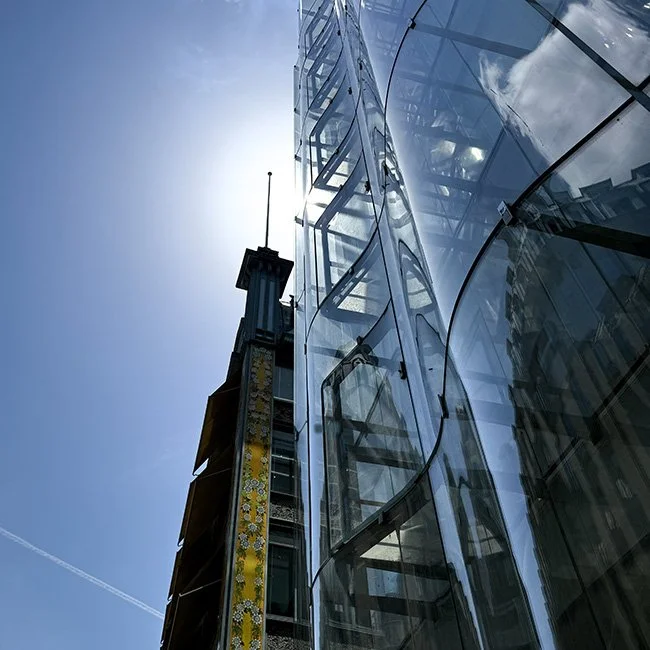 The new addition to Samaritaine by SANAA architects in Paris, France.