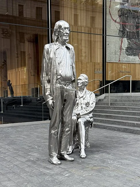 Adam & Eve by Artist Charles Ray in New York City.