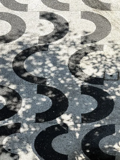 Sidewalk by artist Alexander Calder in New York City.