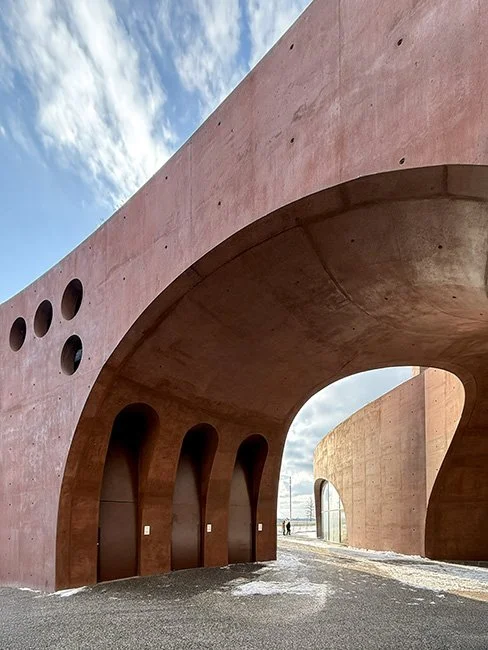 Robert F. Wagner Jr. Park Pavilion by Thomas Phifer & Partners in New York City.