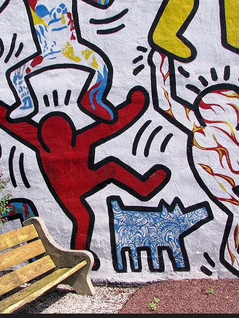 We the Youth by artist Keith Haring in Philadelphia (Image by Chrisinphilly5448)