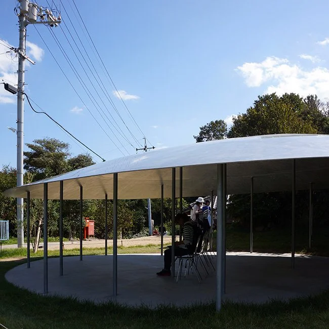 The Nakanotani Gazebo by SANAA architects in Inujima, Japan. (Image Credit:  Kentaro Ohno)