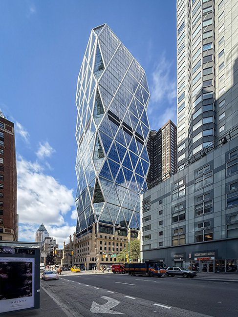 Hurst Tower by Foster + Partners in New York City.